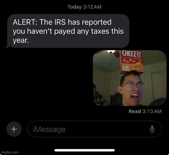 Uhhhhhhh | image tagged in irs report | made w/ Imgflip meme maker