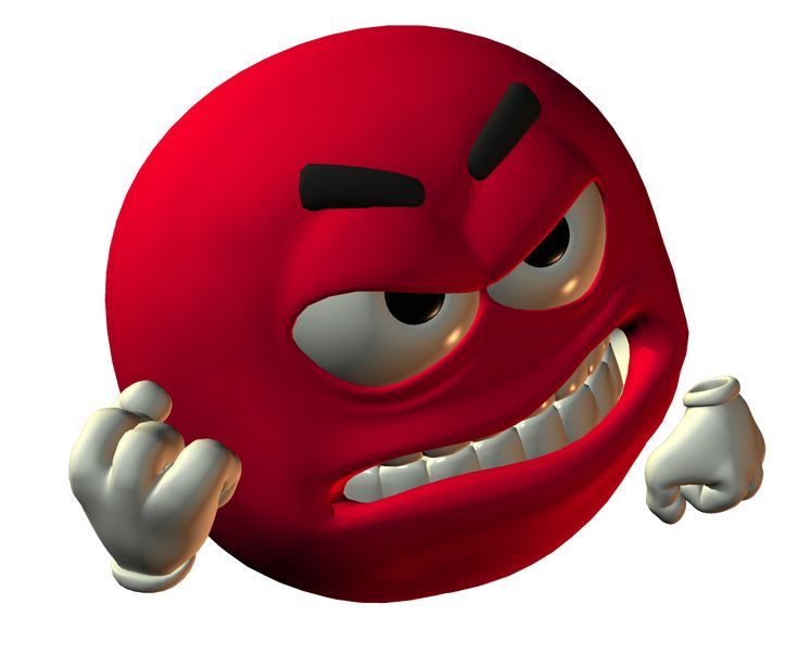 Angry red emoji Blank Meme Template