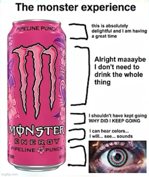 my fav drink gng | image tagged in monster hunter | made w/ Imgflip meme maker