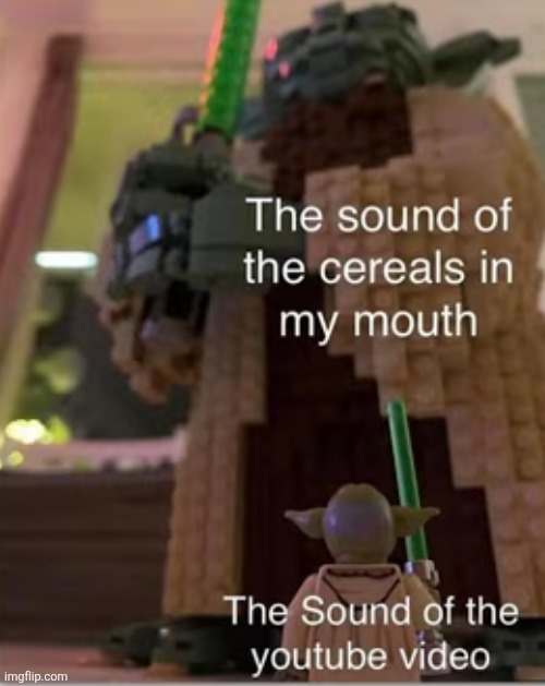 image tagged in tv,cereal,loud,noise | made w/ Imgflip meme maker
