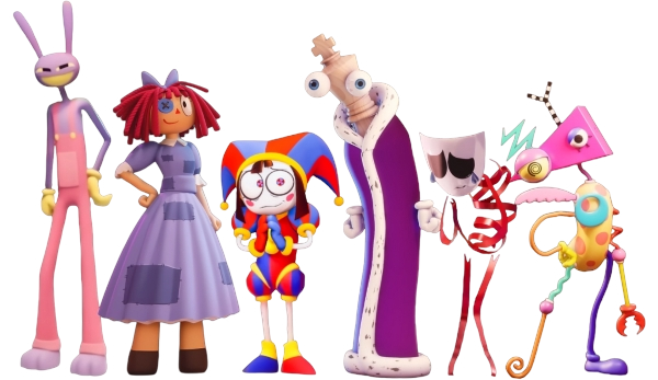 Normal Digital circus Gang Blank Meme Template