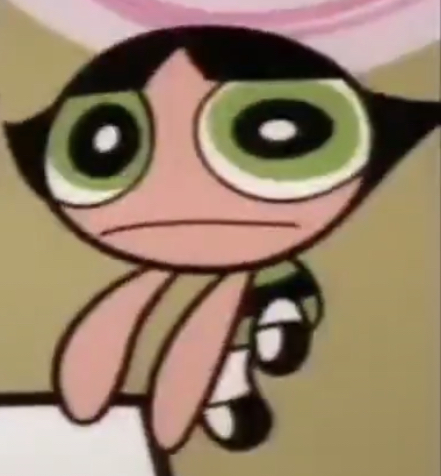Staring Buttercup Blank Meme Template