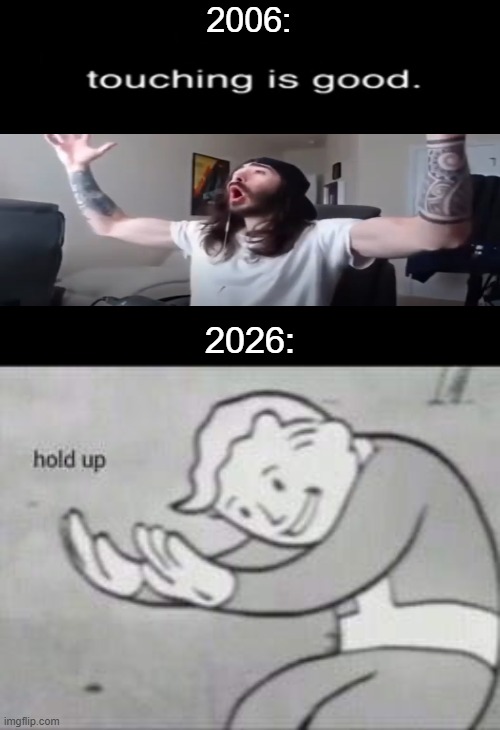 Nintendo DS slogan Then vs. Now | 2006:; 2026: | image tagged in fallout hold up,memes,funny,nintendo,relatable,nostalgia | made w/ Imgflip meme maker