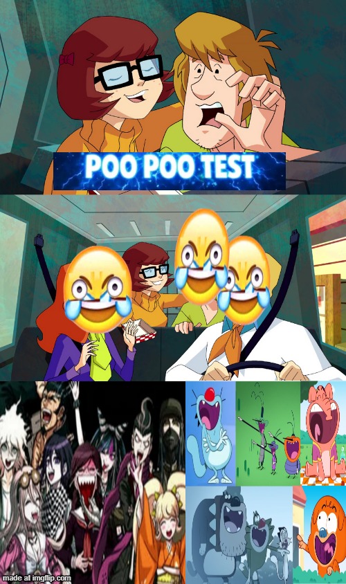 Who reacts to Velma imitating Scooby? | image tagged in who reacts to velma imitating scooby,remix | made w/ Imgflip meme maker