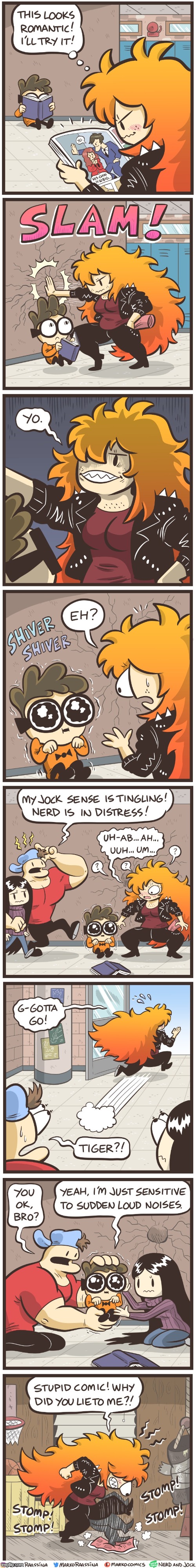 image tagged in tiger,wall,slam,nerd,scared,fail | made w/ Imgflip meme maker