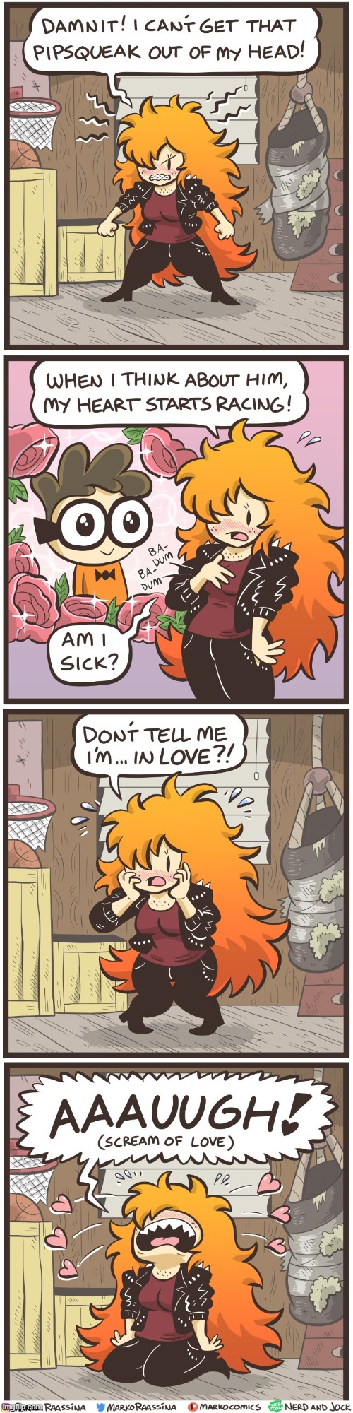 image tagged in tiger,nerd,crush,love,in love,screaming | made w/ Imgflip meme maker