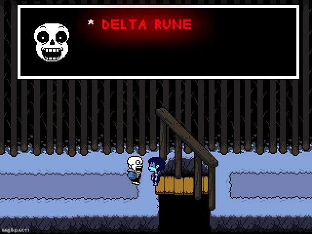sans deltarune | made w/ Imgflip meme maker
