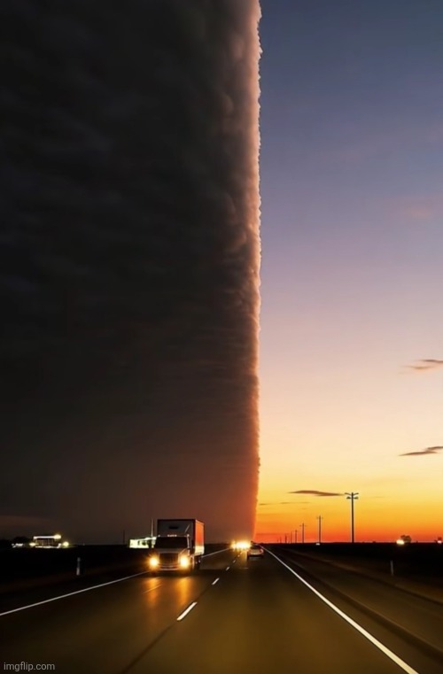 The edge of a storm, Texas | image tagged in storm,edge,sunset,awesome,photography | made w/ Imgflip meme maker