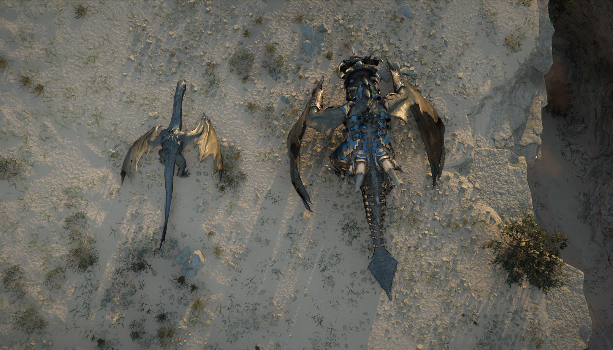 High Quality Crimson desert, wyvern, dragon Blank Meme Template