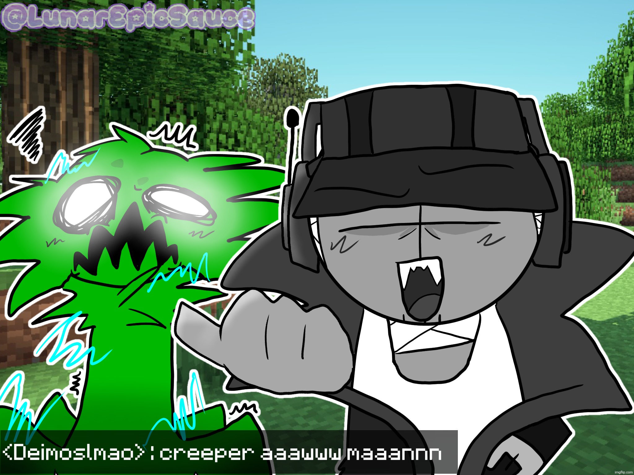 So we back in the mine Got our pickaxe swinging from side to side Side-side to side This task, a grueling one Hope to find some | image tagged in minecraft,madness combat | made w/ Imgflip meme maker