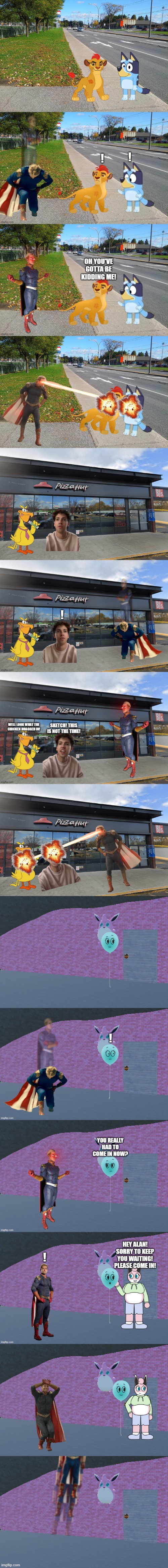 Homelander being an asshole | made w/ Imgflip meme maker