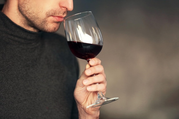 Sniffing the wine Blank Meme Template