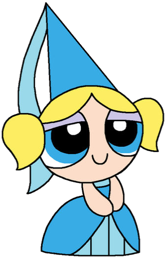 Princess Bubbles Blank Meme Template