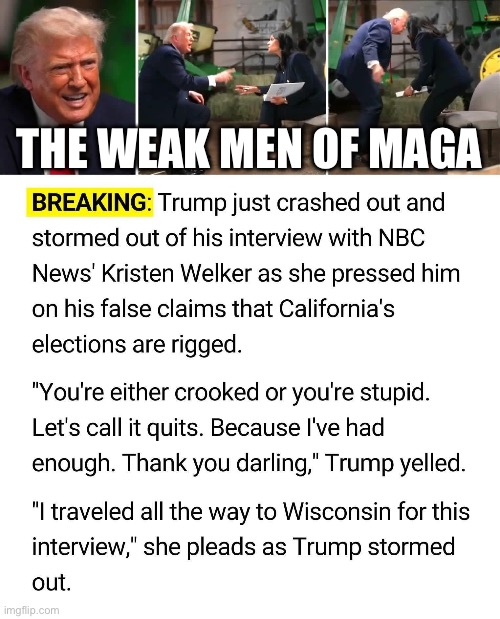 … | The weak men of maga | made w/ Imgflip meme maker
