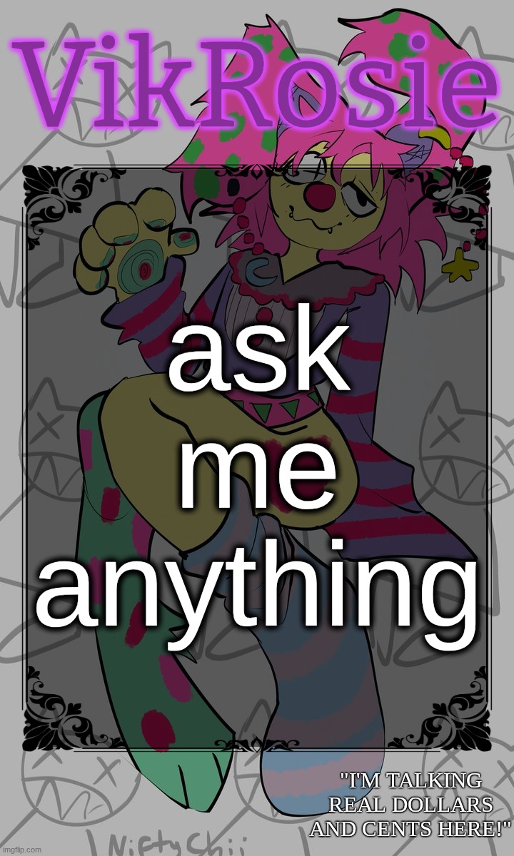 Rose's STOMACH BOOK temp | ask me anything | image tagged in rose's stomach book temp | made w/ Imgflip meme maker