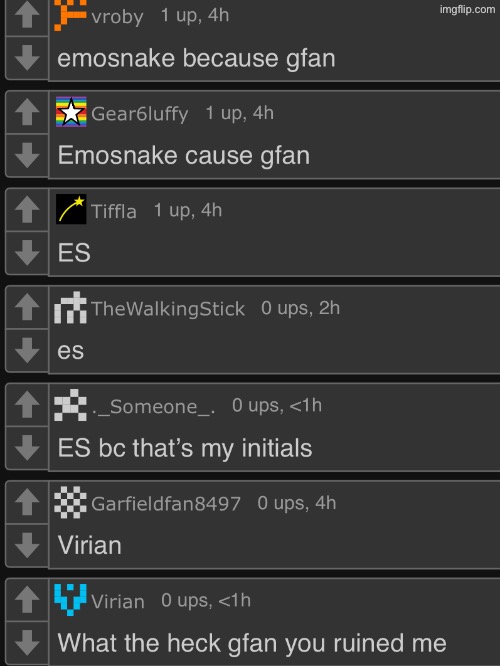 My awesomeness degrades because of gfan | made w/ Imgflip meme maker