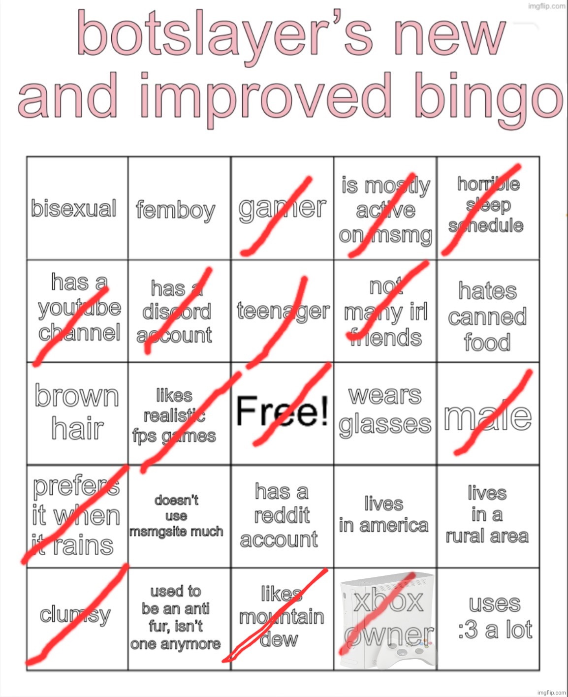 botslayer bingo v2 | image tagged in botslayer bingo v2 | made w/ Imgflip meme maker
