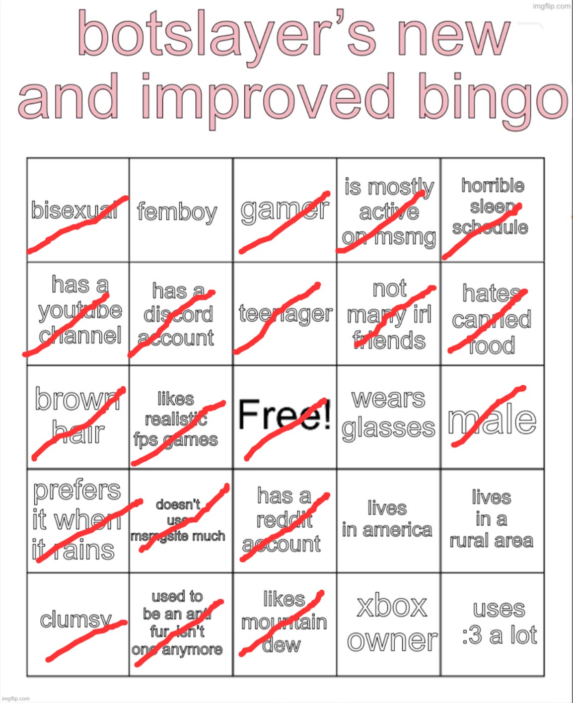 botslayer bingo v2 | image tagged in botslayer bingo v2 | made w/ Imgflip meme maker