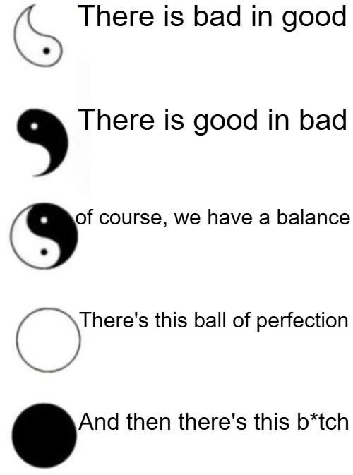 Yin Yang Blank Meme Template