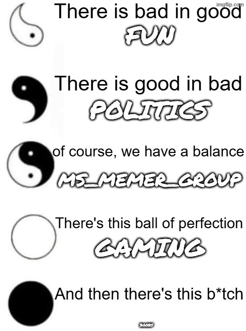 Anyone wanna start a raid to bully... that stream with the image in the comments? | Fun; politics; Ms_memer_group; gaming; b00bs | image tagged in yin yang,fun,politics,ms_memer_group,gaming,streams | made w/ Imgflip meme maker
