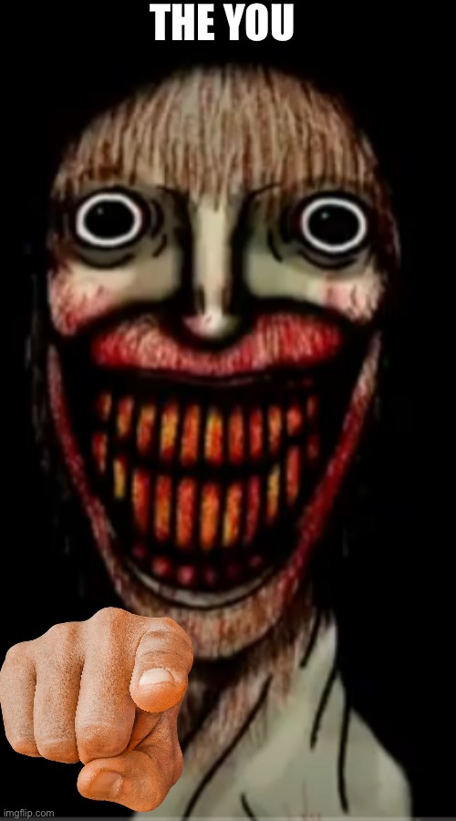 Why me yuleman | The you | image tagged in scp 4666 | made w/ Imgflip meme maker