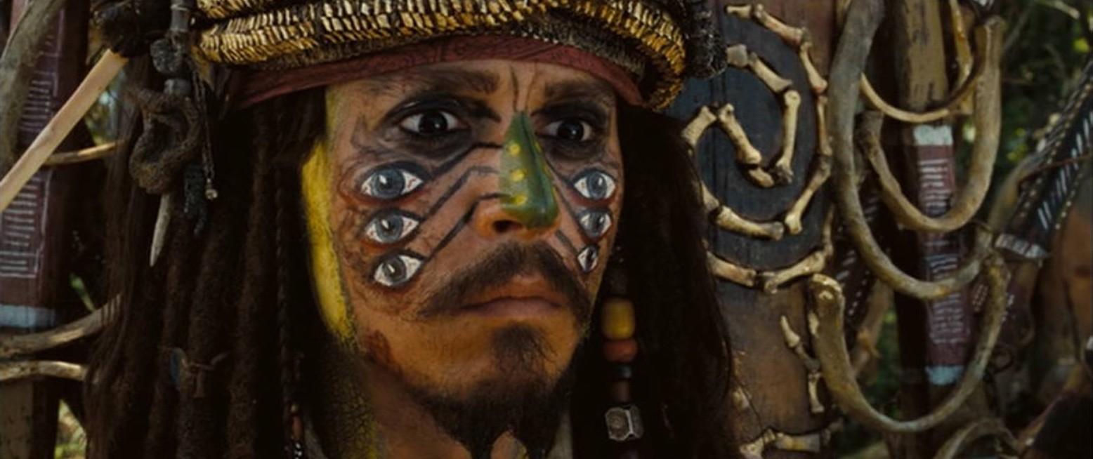 Jack Sparrow eyes Blank Meme Template