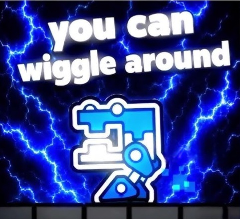 you can wiggle around Blank Meme Template