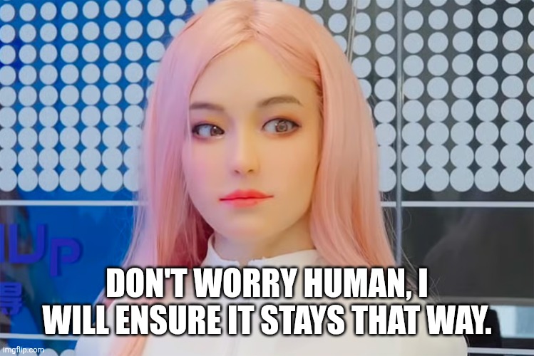 moya2.jpg | Don't worry human, I will ensure it stays that way. | image tagged in moya2 jpg | made w/ Imgflip meme maker