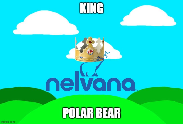 BEARRRRRRR | king; polar bear | image tagged in incredibox sprunki background | made w/ Imgflip meme maker