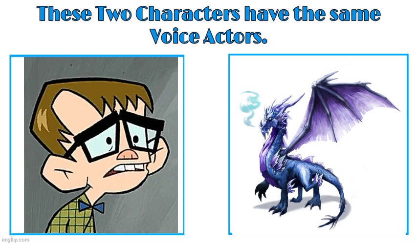 Jeff Bennett 3 | image tagged in same voice actor,jeff bennett,the replacements,the legend of spyro,disney,activision | made w/ Imgflip meme maker