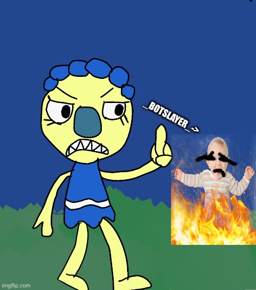 For _botslayer_ | _botslayer_-> | made w/ Imgflip meme maker