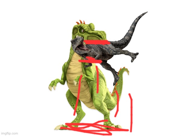 Giganto vs who_tf_named_gigantosaurus | made w/ Imgflip meme maker