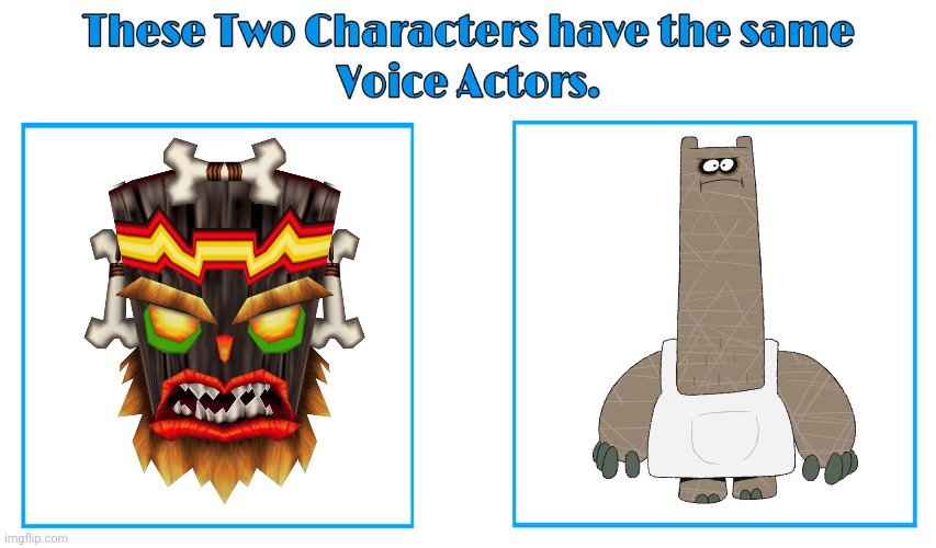 John DiMaggio | image tagged in same voice actor,john dimaggio,chowder,crash bandicoot,activision,cartoon network | made w/ Imgflip meme maker