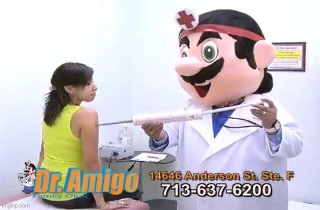 Fear of needles in a nutshell | image tagged in dr amigo giant needle | made w/ Imgflip meme maker