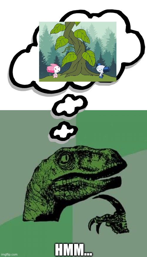 *thinks of beanstalk* | HMM… | image tagged in philosoraptor,beanstalk,thought bubble,beans | made w/ Imgflip meme maker