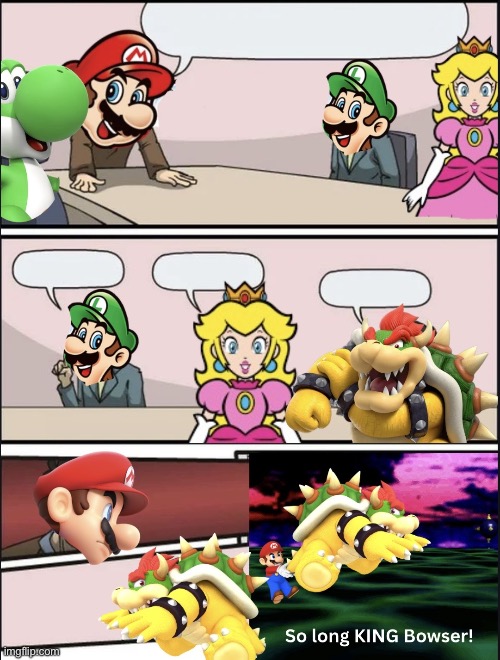 Boardroom meeting suggestion Mario version | image tagged in boardroom meeting suggestion mario version | made w/ Imgflip meme maker