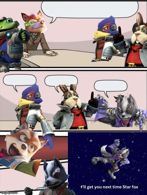 Boardroom meeting suggestion star fox version | image tagged in boardroom meeting suggestion star fox version | made w/ Imgflip meme maker