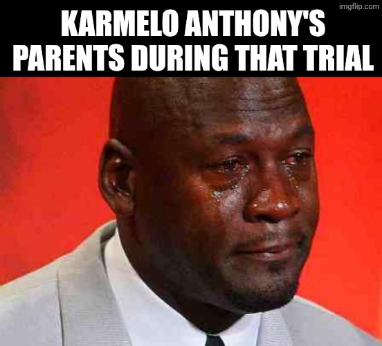 Karmelo Anthony's parents during that trial | image tagged in black box,crying michael jordan | made w/ Imgflip meme maker