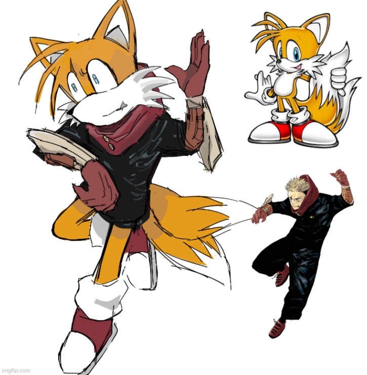 combined two of my favorite characters because I felt like it | made w/ Imgflip meme maker