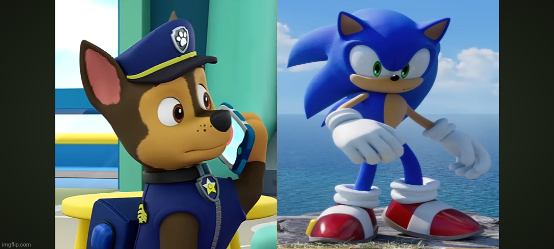 Chase calls sonic. | image tagged in screenshot_20260609-160715 png | made w/ Imgflip meme maker