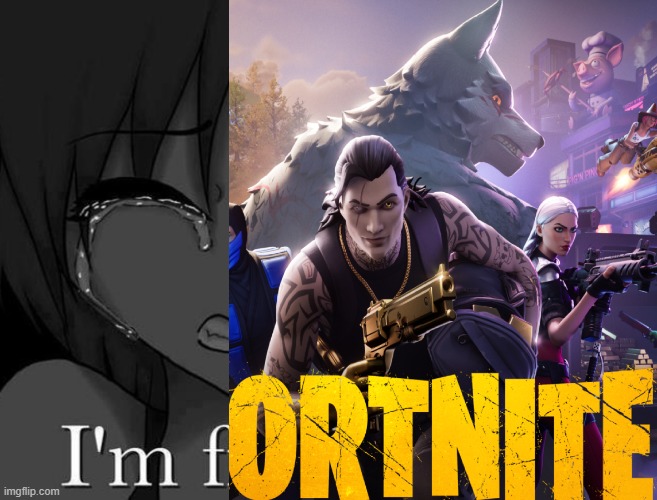ts so peakenuinely that they added tung tung bro :sob: | image tagged in memes,funny,fortnite,im fine | made w/ Imgflip meme maker