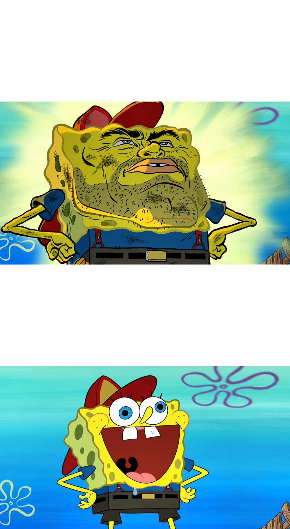 Fireman SpongeBob Blank Meme Template