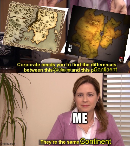 Fates is ancient fortune’s weave | Continent; Continent; Me; Continent | image tagged in memes,fire emblem,fire emblem fates,conspiracy theory | made w/ Imgflip meme maker