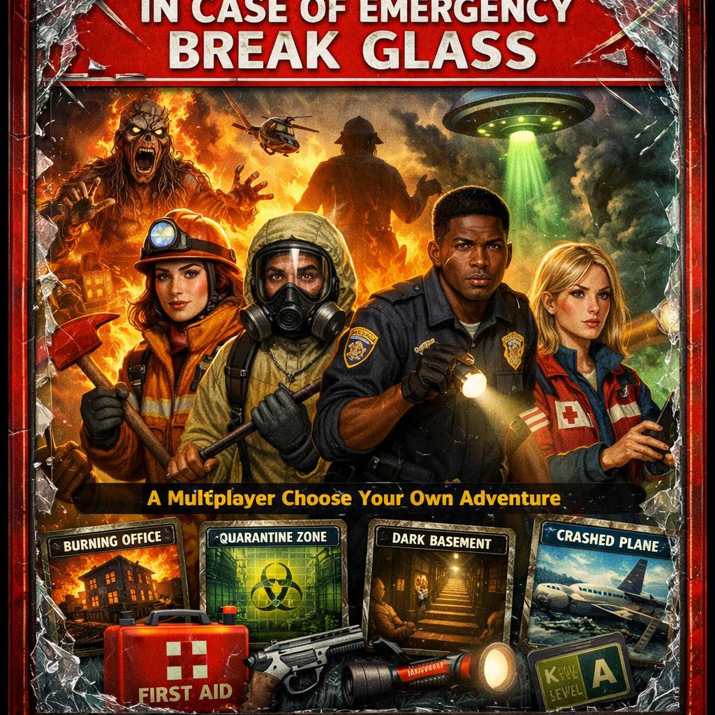 In Case of Emergency, Break Glass Blank Meme Template