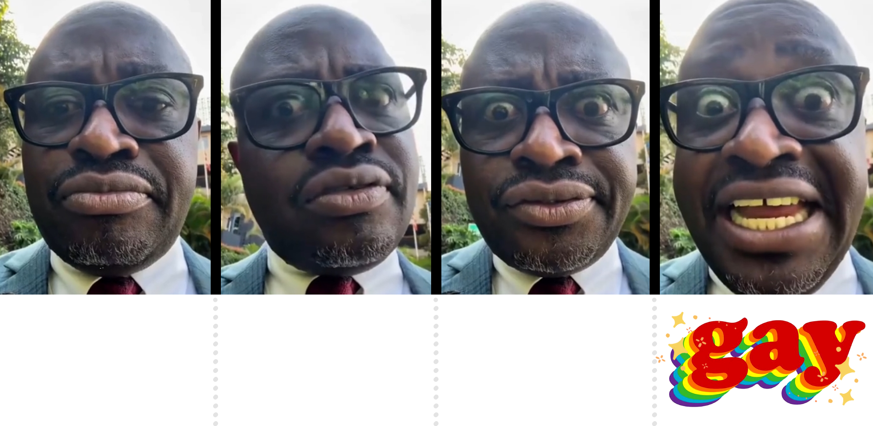 You Are Gay Blank Meme Template