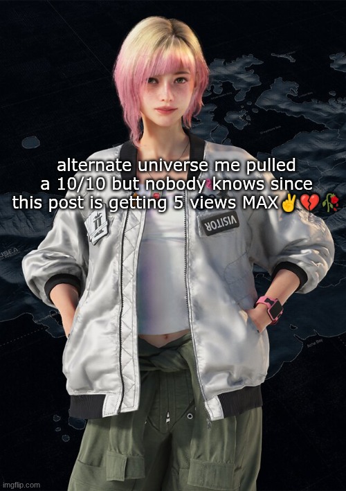 Y'all need to hear me out on Tasha from Ace Combat 8 dawg, straight up 10 fr (shes in her 20s btw) | alternate universe me pulled a 10/10 but nobody knows since this post is getting 5 views MAX✌💔🥀 | image tagged in tasha from ac8 jpg | made w/ Imgflip meme maker