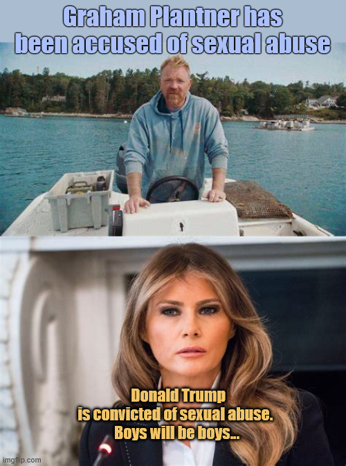 Graham Platner wins USA USA USA | Graham Plantner has been accused of sexual abuse; Donald Trump is convicted of sexual abuse. 

Boys will be boys... | image tagged in b best,graham platner wins usa usa usa,sue collins is toast,rubber stamp trump is dumped | made w/ Imgflip meme maker
