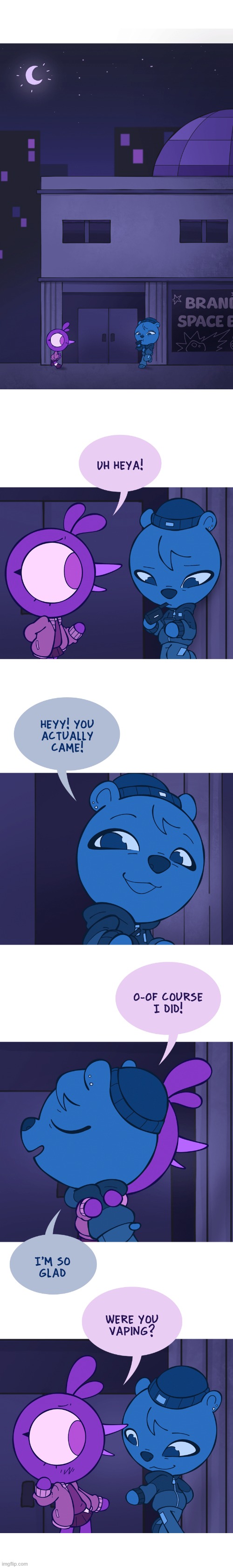 image tagged in lesbians,date,bird,bear,vape,vaping | made w/ Imgflip meme maker