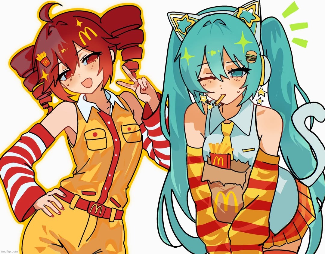 McMiku and McTeto (link to original art in comment) | made w/ Imgflip meme maker
