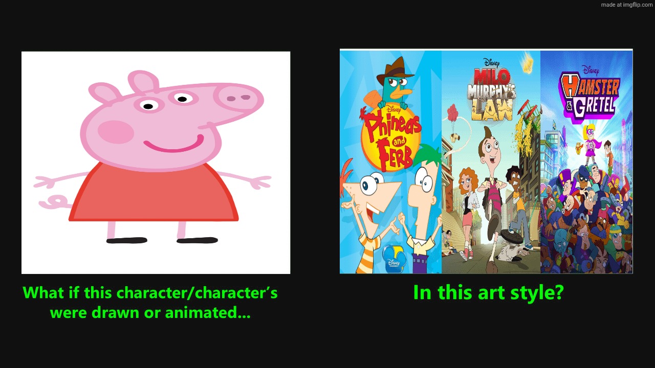 What if Peppa pig Drawn in Dan Povenmire Style | image tagged in what if character drawn in dan povenmire style,peppa pig,dan povenmire,disney,deviantart,memes | made w/ Imgflip meme maker